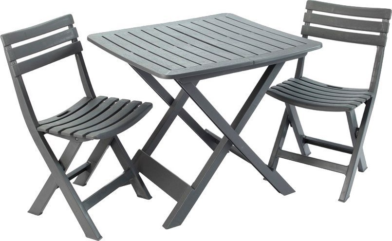 Набор садовой мебели Ipae Progarden Camping SET018AN (антрацит)