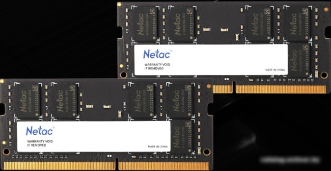 Оперативная память Netac Basic 16GB DDR4 SODIMM PC4-21300 NTBSD4N26SP-16