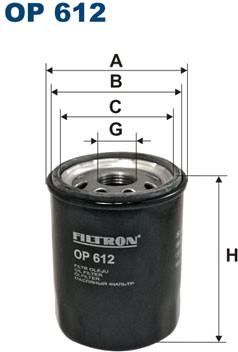 Масляный фильтр Filtron OP 612