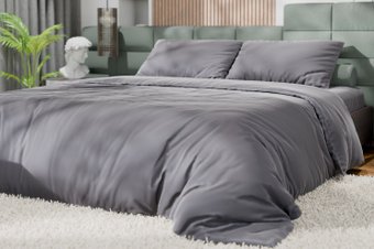 Постельное белье Этель Tencel 1.5сп 10655045 (серый)