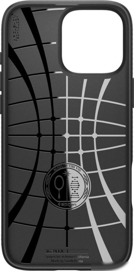 Чехол для телефона Spigen Liquid Air для iPhone 16 Pro Matte Black