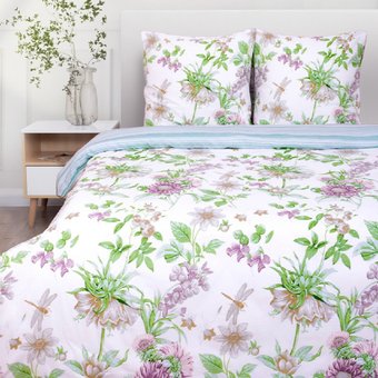 1.5-спальный комплект постельного белья Василиса Delight 1.5сп 70x70 9878/1