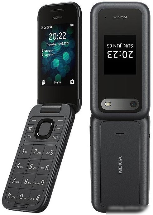 Кнопочный телефон Nokia 2660 (2022) TA-1469 Dual SIM (черный)