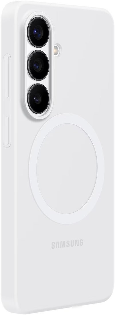 Чехол для телефона Samsung Silicone Magnet Case для Samsung Galaxy S26 (белый)