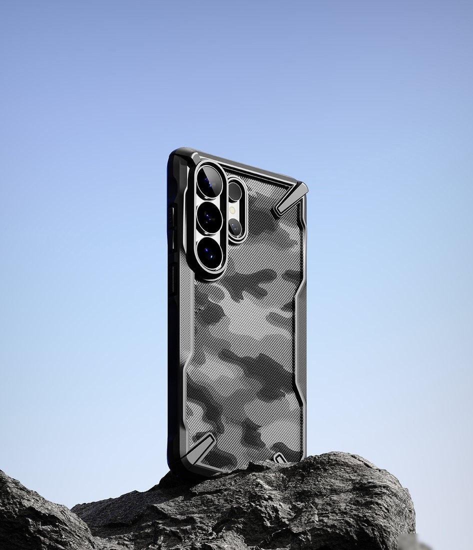 Чехол для телефона Ringke Fusion X для Galaxy S26 Ultra (Camo Black)