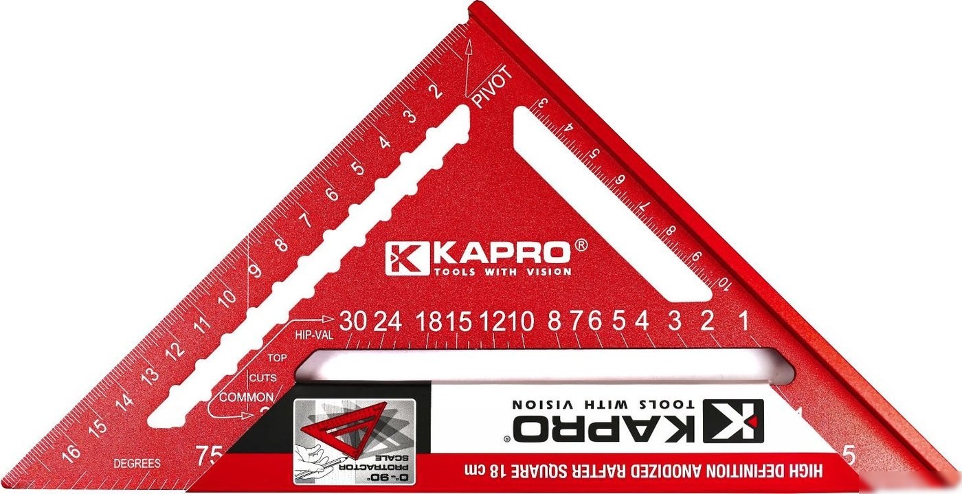 Угольник Kapro Свенсона 446-18 (18см)