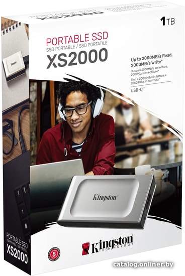 Внешний накопитель Kingston XS2000 4TB SXS2000/4000G