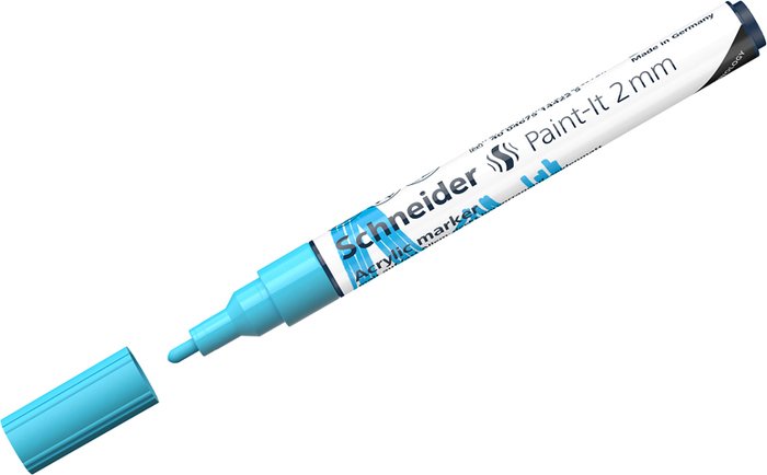 Маркер художественный Schneider Paint-It 310 120130 (пастельный синий)