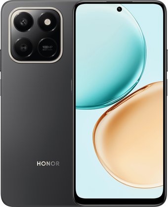Телефон HONOR X7d LGN-LX1 6GB/128GB международная версия (вельветовый черный)