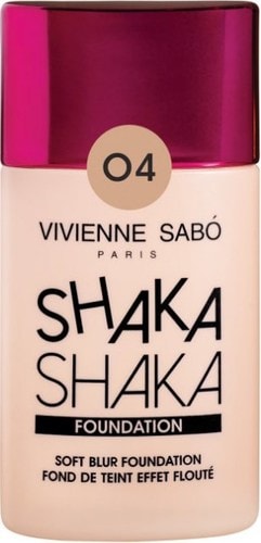 Тональный крем Vivienne Sabo Shaka Shaka с натуральным блюр-эффект (тон 04 темно-бежевый)