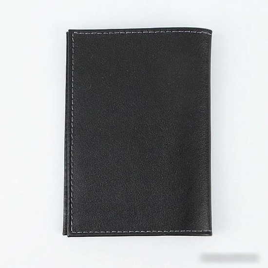 Обложка для паспорта Poshete 604-117LG-BBW (черный)