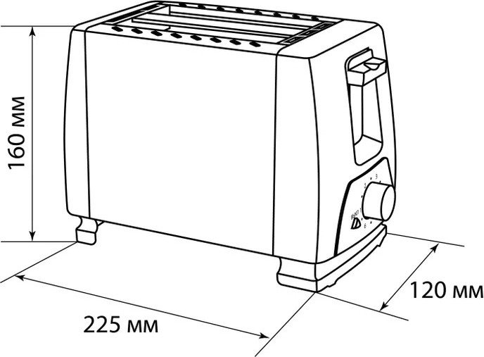 Тостер TDM Electric Утро SQ4003-0001 (белый)