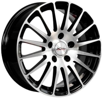 Литые диски X'trike X-128 16x6.5" 5x110мм DIA 65.1мм ET 37мм BK/FP