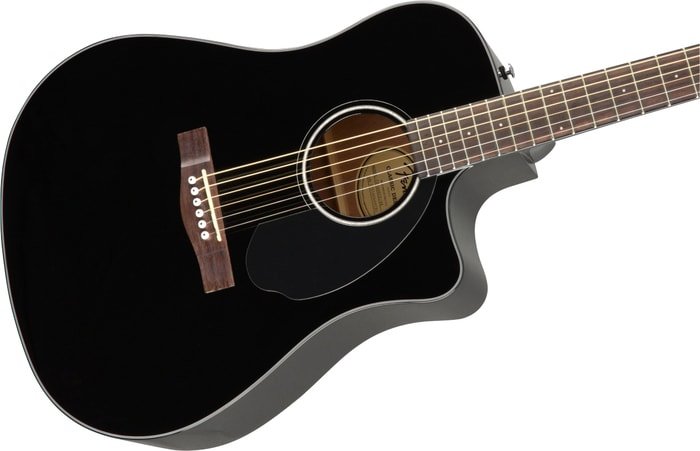 Электроакустическая гитара Fender CD-60SCE BLK
