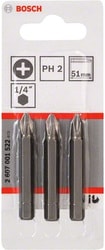Набор бит Bosch 2607001522 (3 предмета)