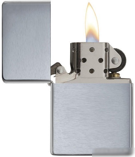 Зажигалка Zippo Brushed Chrome Vintage 230.25-000003