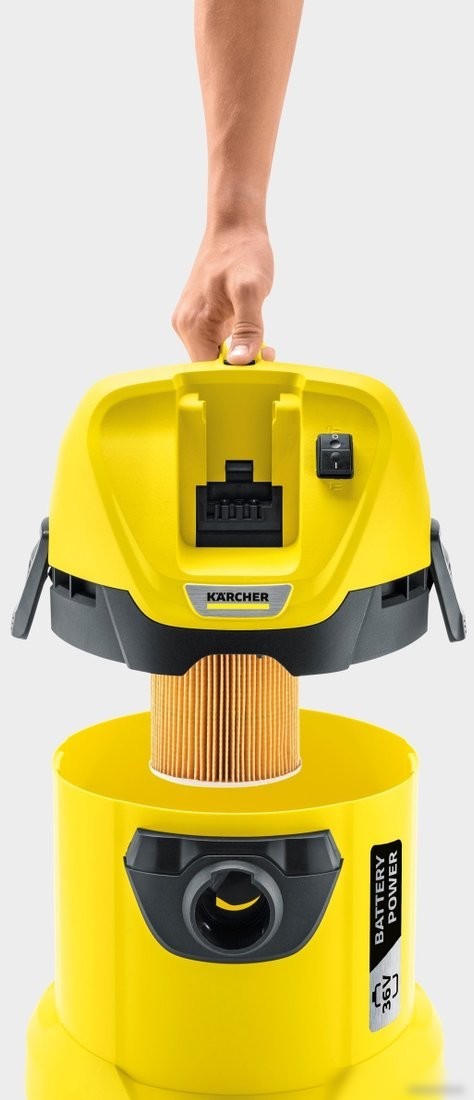Пылесос Karcher WD 3 Battery Set 1.629-911.0