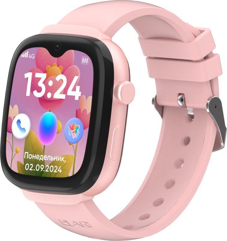 Детские умные часы Elari KidGram 4G (розовый)