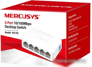Неуправляемый коммутатор Mercusys MS105