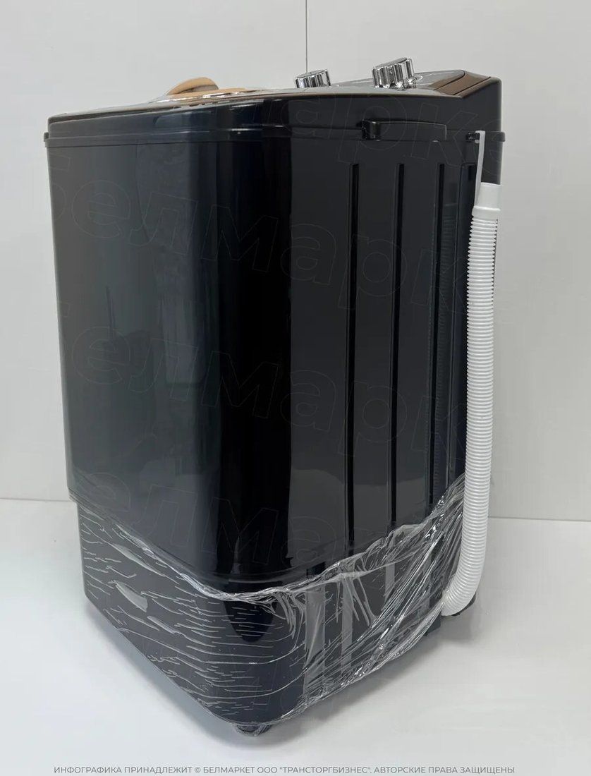 Активаторная стиральная машина LAD WM-4601W Process Black C