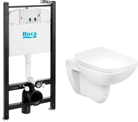 Унитаз подвесной Roca Debba Pack 893104970