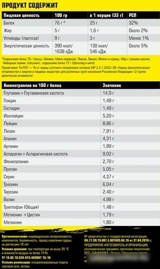Протеин Binasport Premium Whey Protein (1300г, банан)