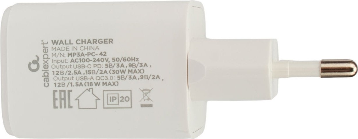 Сетевое зарядное Cablexpert MP3A-PC-42