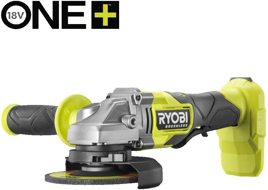 Угловая шлифмашина Ryobi RAG18BL-0 5133006532 (без АКБ) Угловая шлифмашина Ryobi RAG18BL-0 5133006532 (без АКБ)