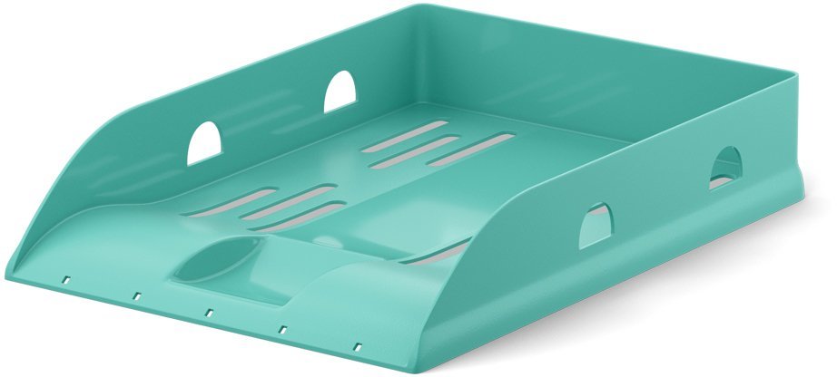 Лоток для бумаг Erich Krause Base Pastel Mint 57941 (мятный)