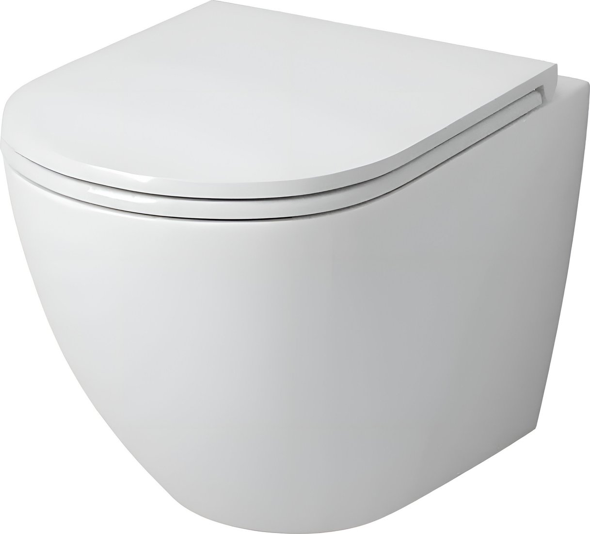 Унитаз подвесной Grossman GR-4455SQ + GROHE Rapid SL 38772001 (с сиденьем, с кнопкой)