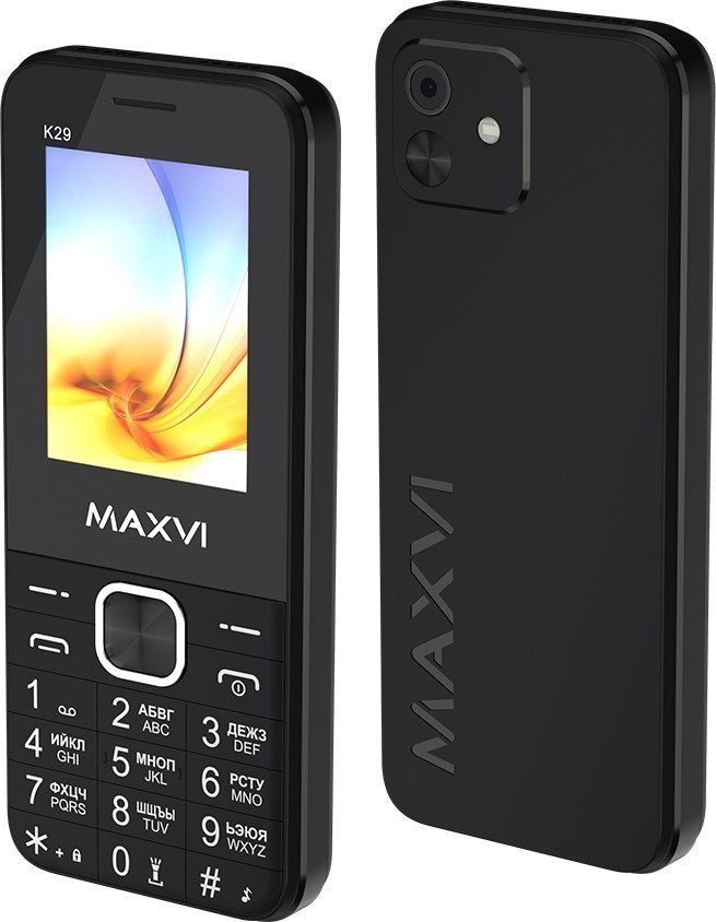 Кнопочный телефон Maxvi K29 (черный)