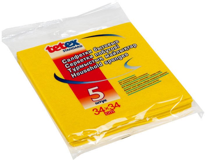 Салфетка хозяйственная Tetex Standart 02-04-0163 (5 шт)