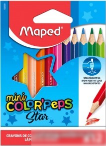 Набор цветных карандашей Maped Mini Color Peps Star 832500 (12 шт) Набор цветных карандашей Maped Mini Color Peps Star 832500 (12 шт)