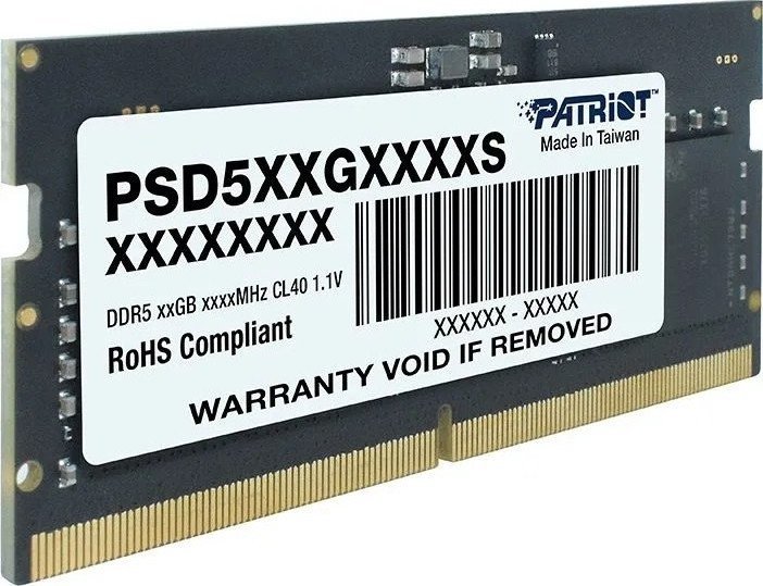 Оперативная память Patriot Signature Line 32ГБ DDR5 SODIMM 5600 МГц PSD532G56002S