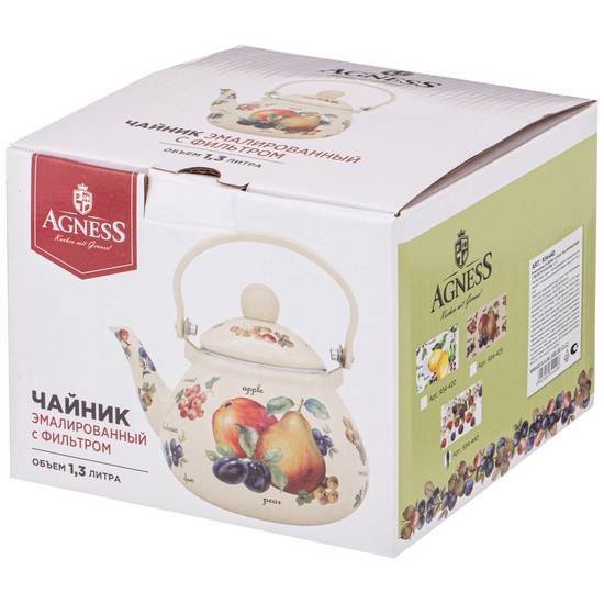 Чайник без свистка Agness Секретные ингредиенты 934-420