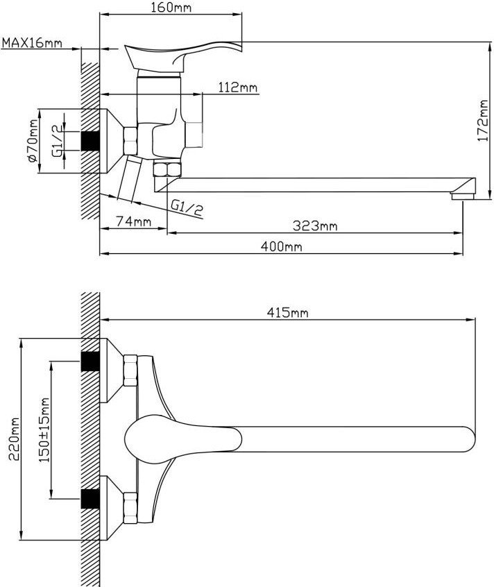 Смеситель AV Engineering AVJAS7-A080-222