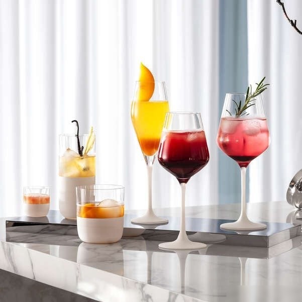 Набор бокалов для воды и напитков Villeroy & Boch Manufacture Rock Blanc 11-3799-8250 (4шт)