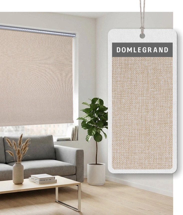 Рулонные шторы Legrand Блэкаут Норд 120x175 58156698 (бежевый)