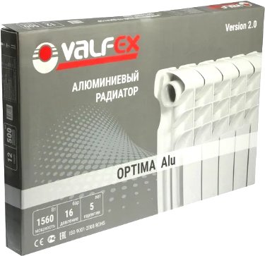 Алюминиевый радиатор Valfex Optima Alu 500 (L) (6 секций)