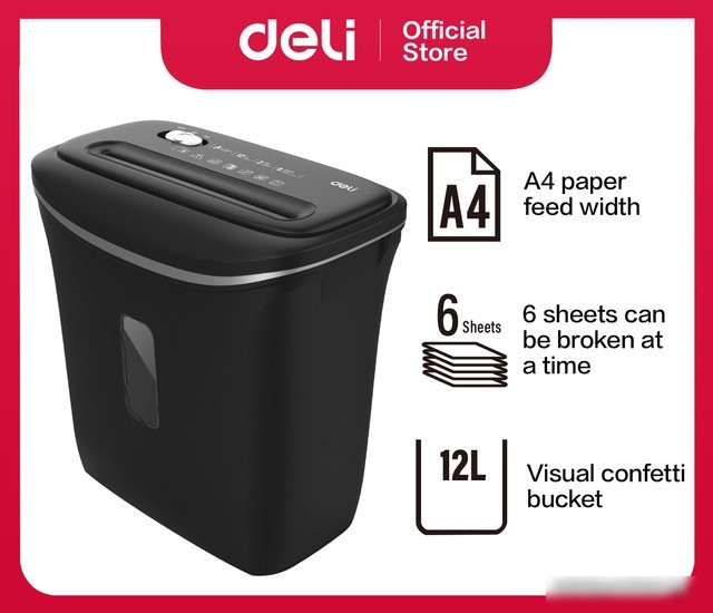 Шредер Deli E9945
