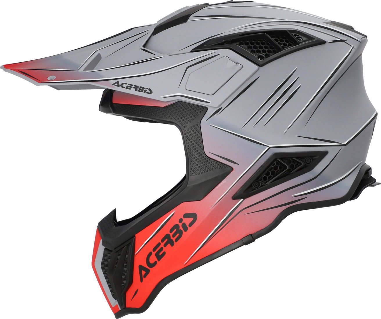 Мотошлем Acerbis Airstrike-X 0026905.295.068 (XL, серый/красный)