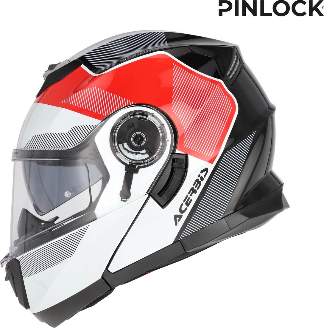 Мотошлем Acerbis Serel 22-06 0025201.239.068 (XL, белый/красный)