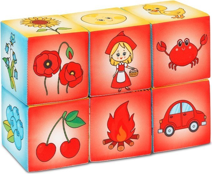 Развивающая игра Мякиши Кубики Азбука цвета 924