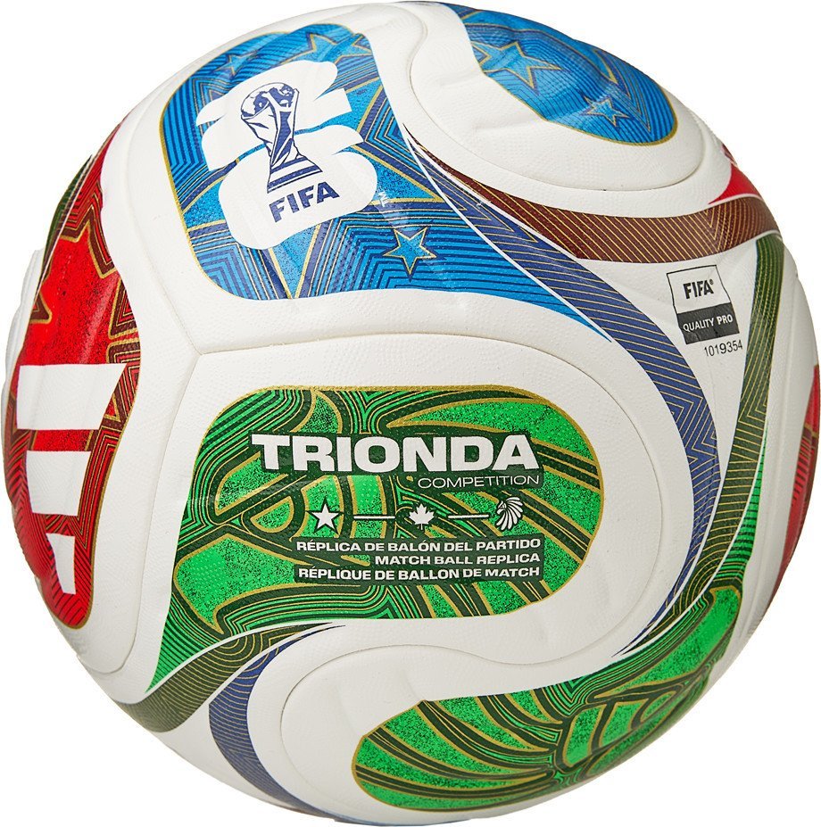 Футбольный мяч Adidas WC26 Trionda Competition JD8031 (размер 5, мультиколор)