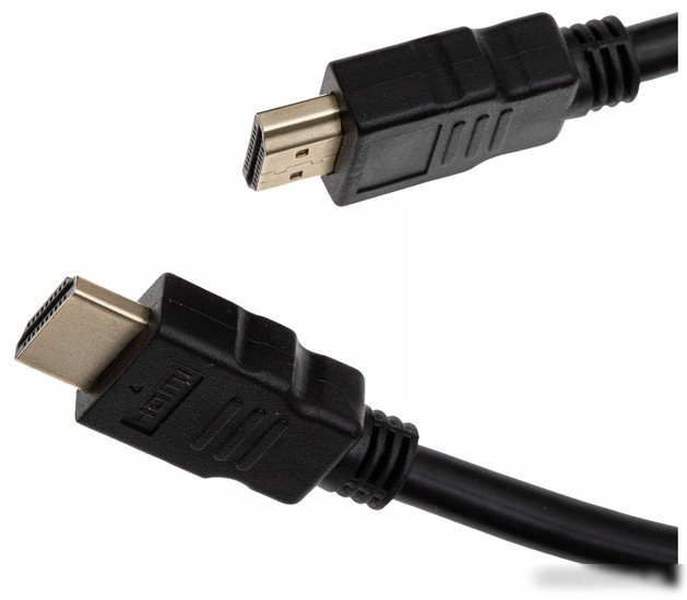 Кабель CACTUS HDMI - HDMI CS-HDMI.1.4-1 (1 м, черный)