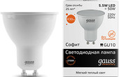 Светодиодная лампа Gauss Elementary GU10 5.5Вт 2700K [13616]