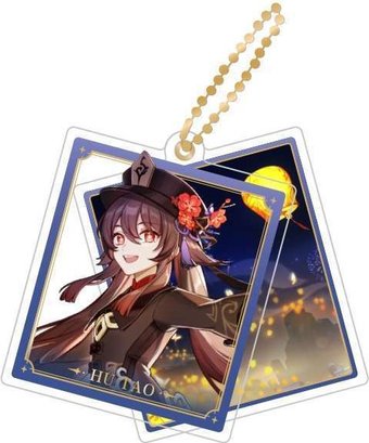 Брелок miHoYo Genshin Impact Character Acrylic Strap. Hutao GEN350