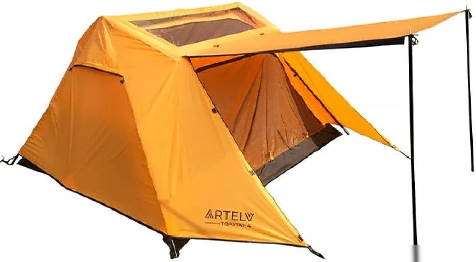 Кемпинговая палатка Artelv 4 (оранжевый)