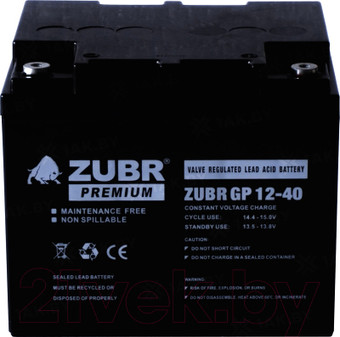 Аккумулятор для ИБП Zubr GP 12-40