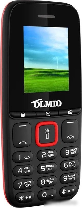 Кнопочный телефон Olmio A15 (черный)